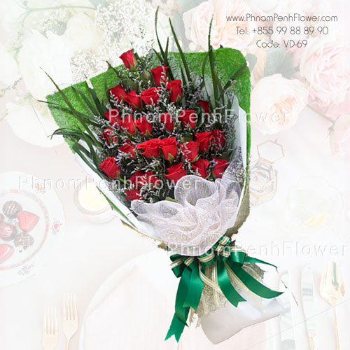 36 Red Roses bouquet – VD-69