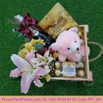 Flowers & Gifts basket - PPF-244