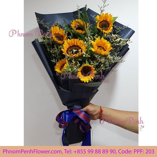 Sunflower bouquet – PPF-203