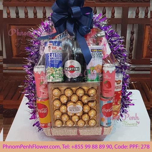 Classic Champagne Gift Basket - PPF-278