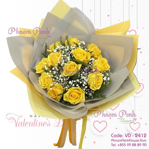 Fantastic Yellow rose bouquet