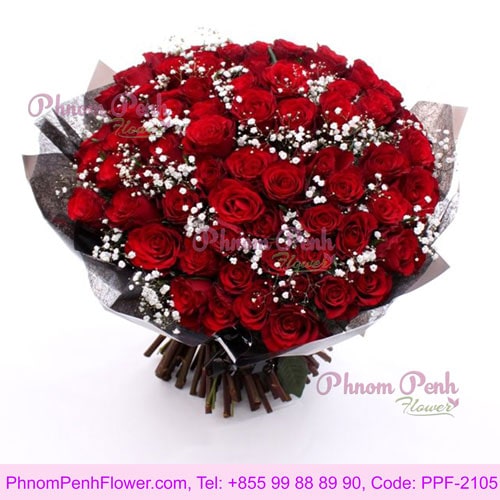 69 stem roses bouquet