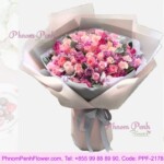99 Rose bouquet in bright color