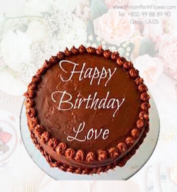 Irish Coffee Birthday Cake