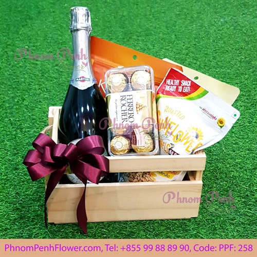 Champagne gift basket - PPF-258
