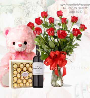 Christmas Vase arrangement