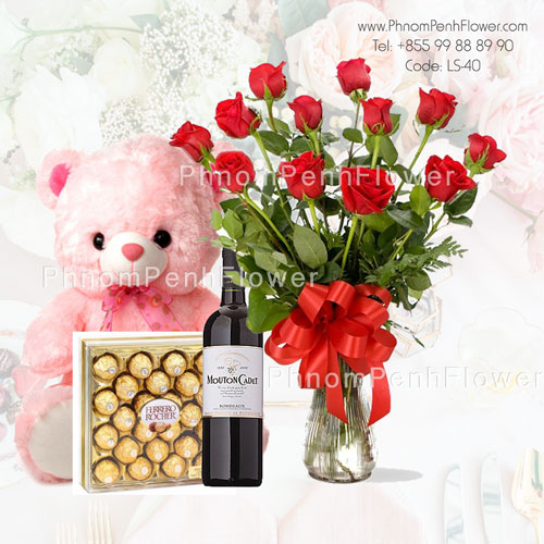 Christmas Vase arrangement