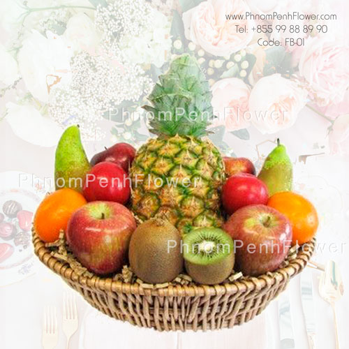 Classic fruit basket arrangement