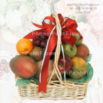 Fruit basket arrangement