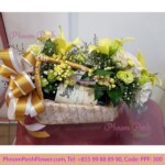 Flower & Red Wine gift - PPF-300
