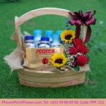 Flowers Arrangement with Bird Nest- PPF – 252