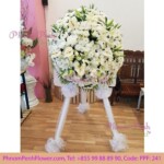 Deluxe Funeral Wreath Flowers