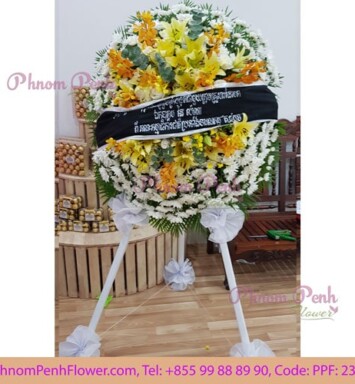 Funeral Wreath Stand