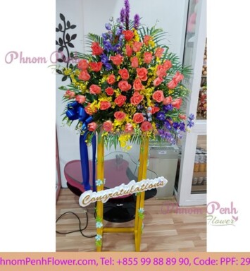 Grand Opening Flowers Stand- PPF-291