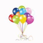 99 Latex balloon blow with gas