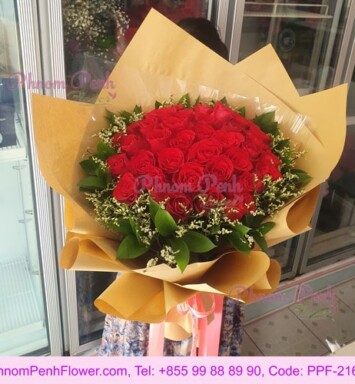 Loving 36 Red Roses Bouquet