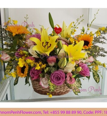 Basket Seasonal Cut Flower