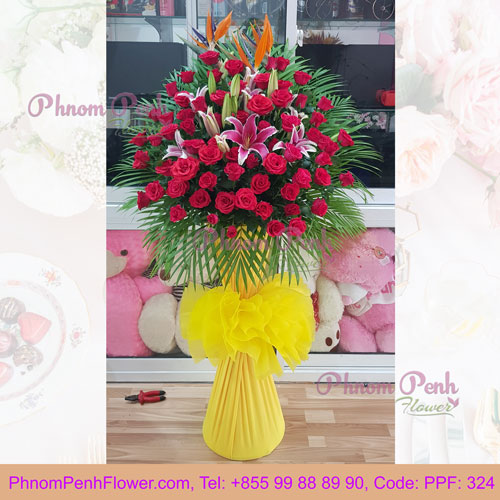 Grand Opening Flowers Stand