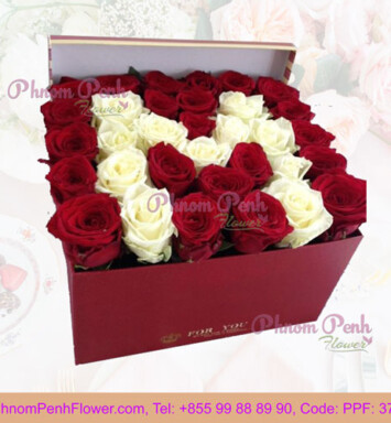 Floral Box Handmade Roses