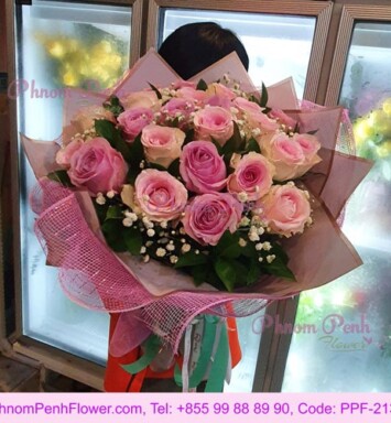 Perfectly Pink Rose Bouquet