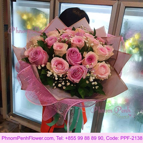 Perfectly Pink Rose Bouquet