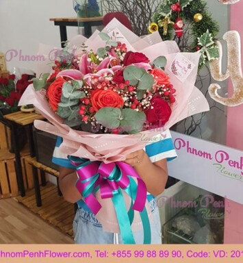 Bouquet of Mixed Lily & Rose