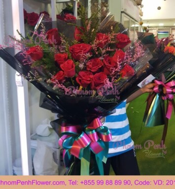 Bouquet of 18 Red Rose