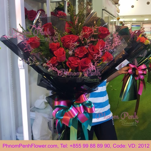 Bouquet of 18 Red Rose