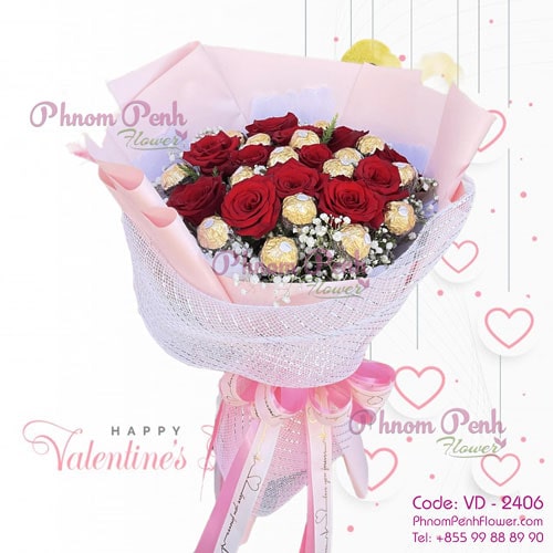 Sweet Encounter Roses & Chocolate