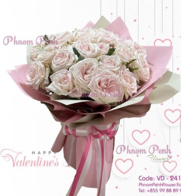 Touch my soul 24 pink roses