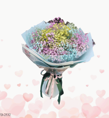 Mixed color Dried baby bouquet