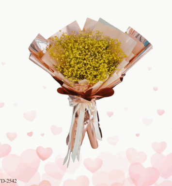 Yellow Dried baby bouquet