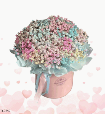 Mixed color Dried baby box