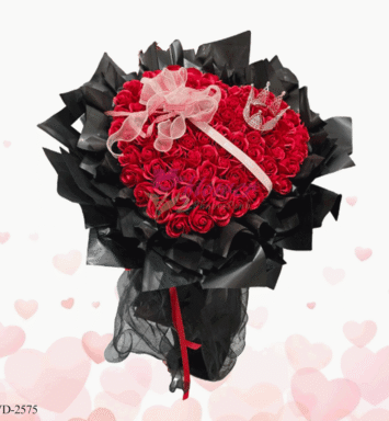 Artificial 99 red rose bouquet
