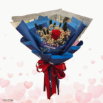 Single forever rose bouquet