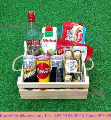 White wine gift Basket - 259