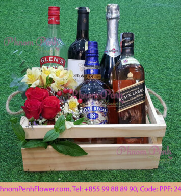 Winter Seasonal Wine Bucket