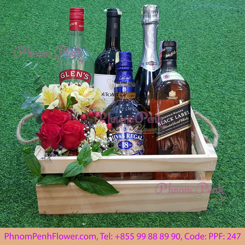 Winter Seasonal Wine Bucket